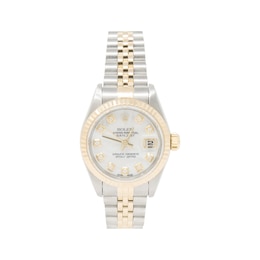 Previously Owned Men's Rolex Datejust 36 1 ct tw Diamond Two-Tone Automatic Watch (Model: 16233)