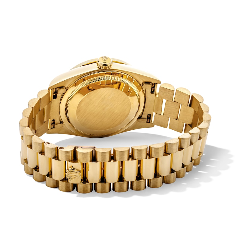Main Image 2 of Previously Owned Men's Rolex Presidential 1 ct tw Diamond 18K Yellow Gold Watch with Champagne Dial (Model: 18238)