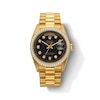 Thumbnail Image 1 of Previously Owned Men's Rolex Presidential 1 ct tw Diamond 18K Yellow Gold Automatic Watch with Black Dial (Model: 18038)
