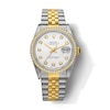 Thumbnail Image 1 of Previously Owned Men's Rolex Datejust 36 1 ct tw Diamond Two-Tone Automatic Watch (Model: 16233)