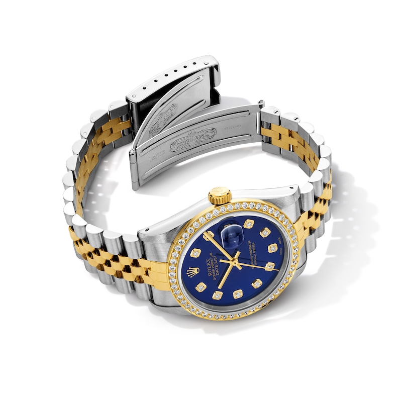 Main Image 3 of Previously Owned Men's Rolex Datejust 36 1 ct tw Diamond Two-Tone Automatic Watch (Model: 16233)