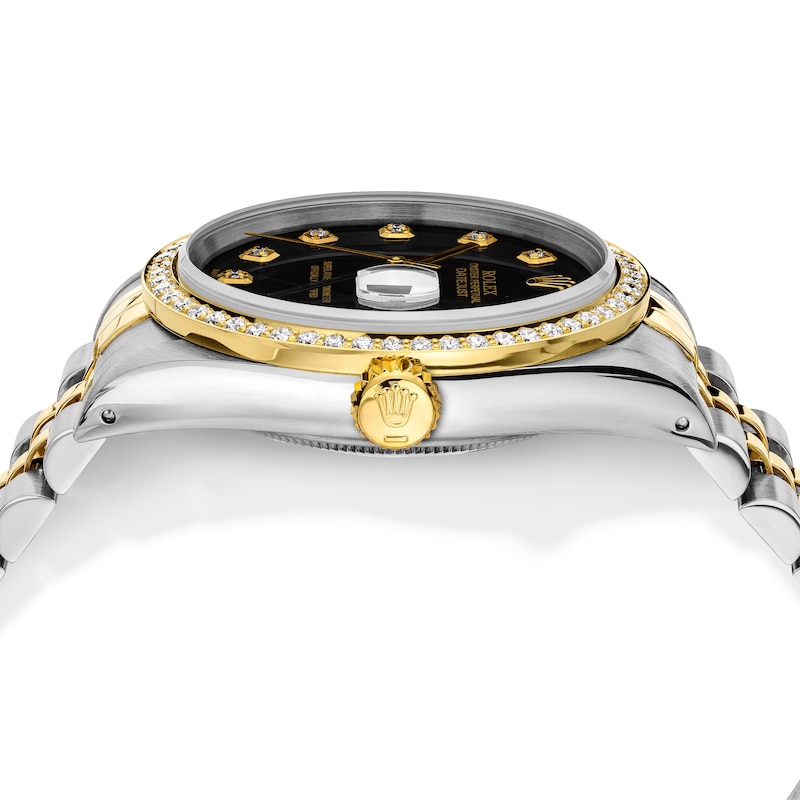 Main Image 4 of Previously Owned Men's Rolex Datejust 36 1 ct tw Diamond Two-Tone Automatic Watch (Model: 16233)