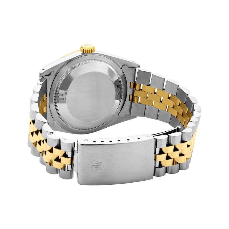 Main Image 3 of Previously Owned Men's Rolex Datejust 36 7/8 ct tw Diamond Two-Tone Automatic Watch (Model: 16233)