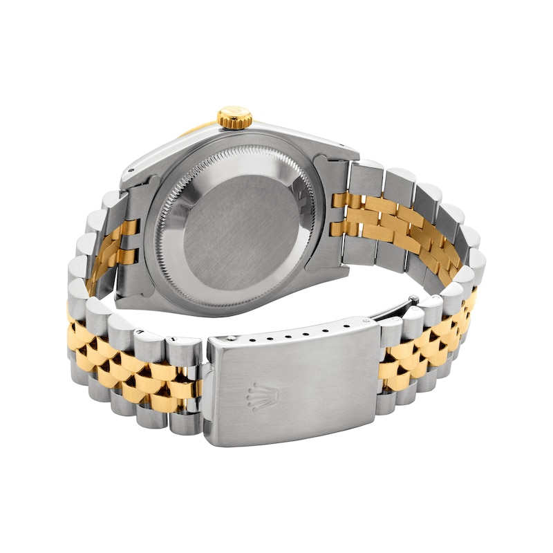 Main Image 3 of Previously Owned Men's Rolex Datejust 36 7/8 ct tw Diamond Two-Tone Automatic Watch (Model: 16233)