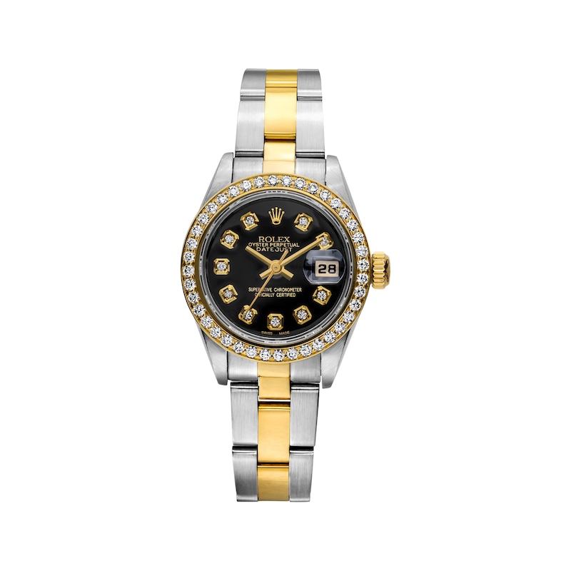 Main Image 1 of Previously Owned Women's Rolex Datejust 26 1 ct tw Diamond Two-Tone Automatic Watch (Model: 69173_T310619)
