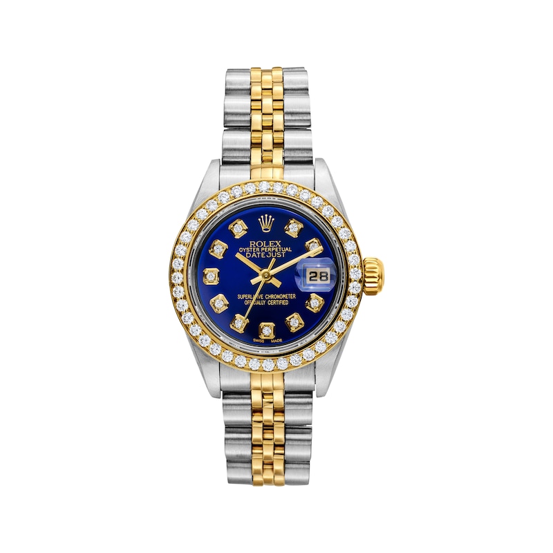Main Image 1 of Previously Owned Women's Rolex Datejust 26 1 ct tw Diamond Two-Tone Automatic Watch (Model: 79163_K451120)