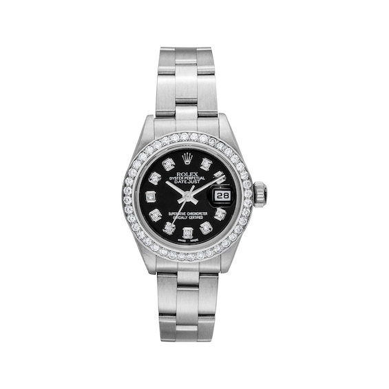 Previously Owned Women's Rolex Datejust 26 1 ct tw Diamond Stainless Steel Automatic Watch (Model: 79190_A736125)