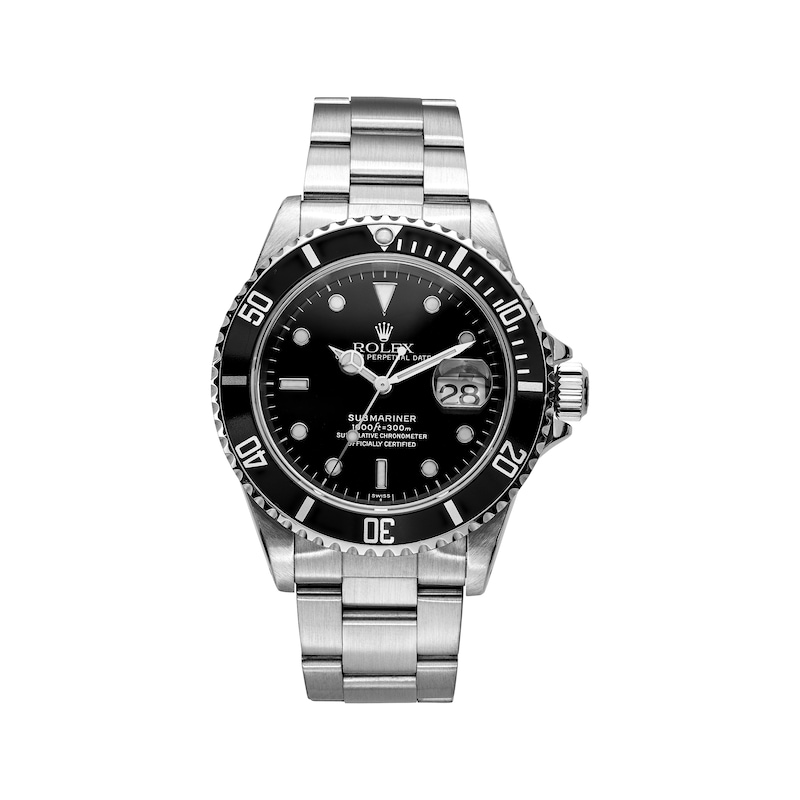 Main Image 1 of Previously Owned Men's Rolex Submariner Stainless Steel Automatic Watch (Model: 16610_T735789)
