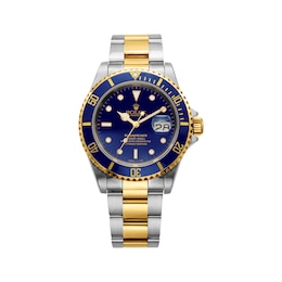 Previously Owned Men's Rolex Submariner Two-Tone Automatic Watch (Model: 16613_X749653)
