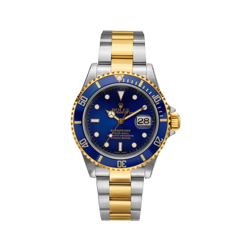 Main Image 1 of Previously Owned Men's Rolex Submariner Two-Tone Automatic Watch (Model: 16613_P985107)
