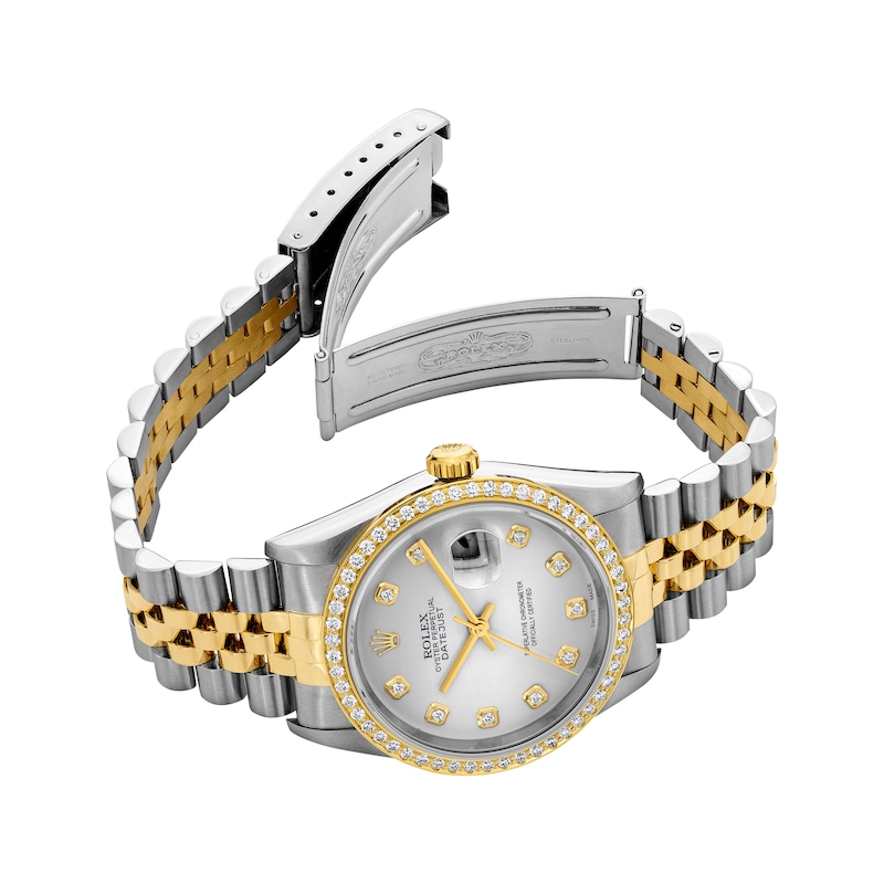 Main Image 2 of Previously Owned Men's Rolex Datejust 36 1 ct tw Diamond Two-Tone Automatic Watch (Model: 16233_T334641)