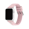 Thumbnail Image 2 of COACH Pink Silicone Women's Apple Watch Strap 14700297