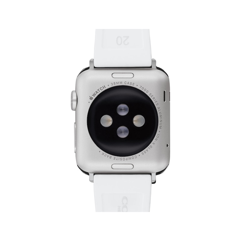 Main Image 3 of COACH White Silicone Women's Apple Watch Strap 14700309