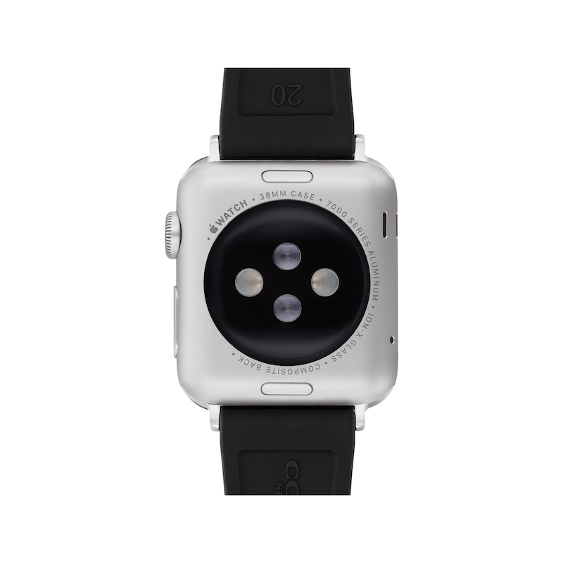 Main Image 3 of COACH Black Silicone Women's Apple Watch Strap 14700310