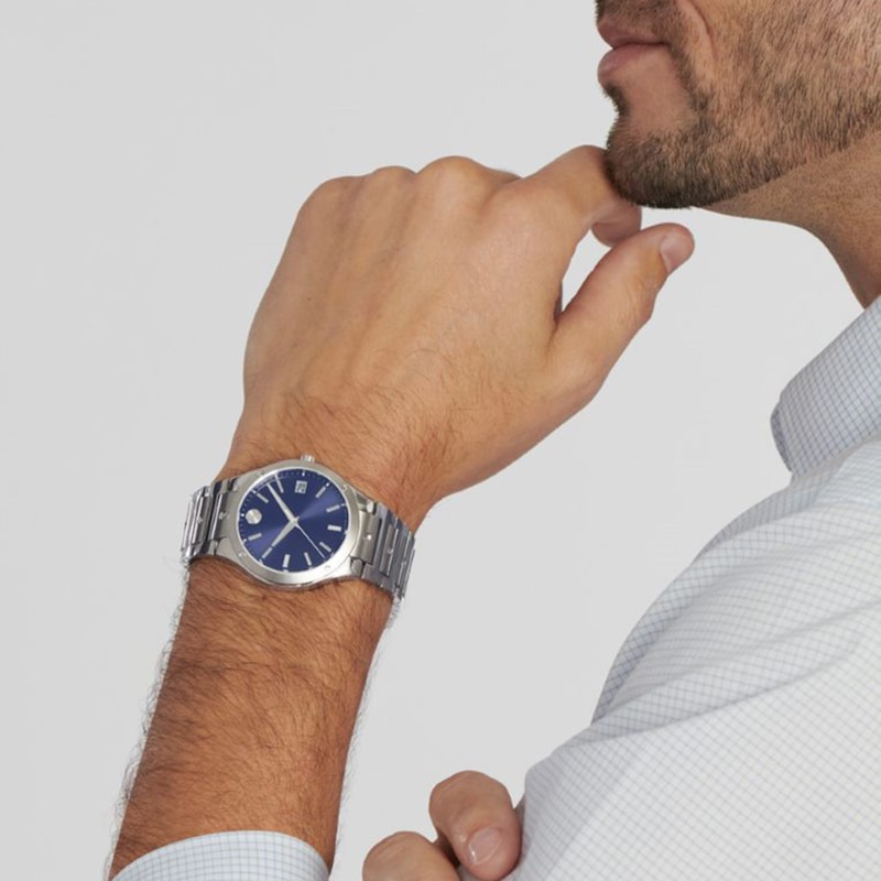 Main Image 4 of Previously Owned Movado S.E. Stainless Steel Men's Watch 0607513