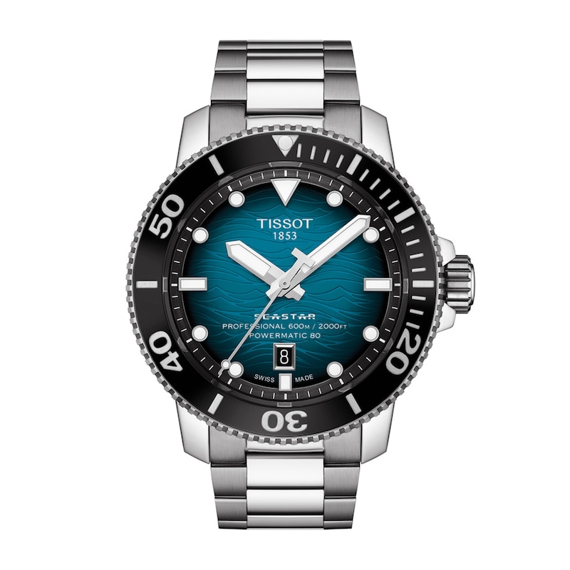 Main Image 1 of Previously Owned Tissot Seastar 2000 Professional Powermatic 80 Stainless Steel Men's Watch T1206071104100