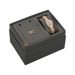 Previously Owned Bulova Crystal Collection Women's Watch Gift Set 98X140