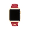 Thumbnail Image 1 of COACH Red Silicone Women's Apple Watch Strap 14700318