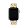 Thumbnail Image 1 of Coach Two-Tone Stainless Steel Crystal Women's Apple Watch Strap 14700314