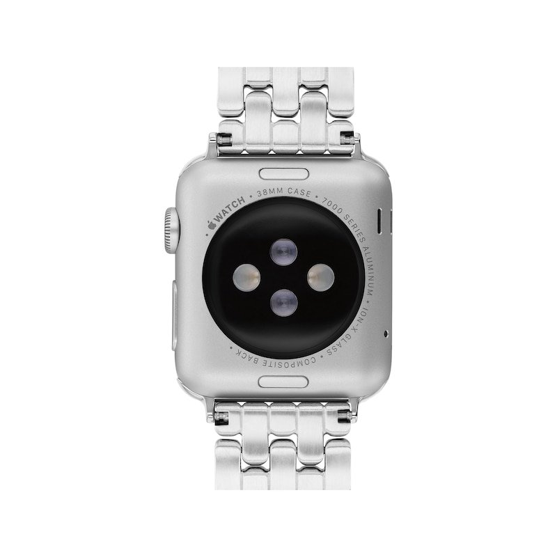 Main Image 3 of Coach Two-Tone Stainless Steel Crystal Women's Apple Watch Strap 14700314