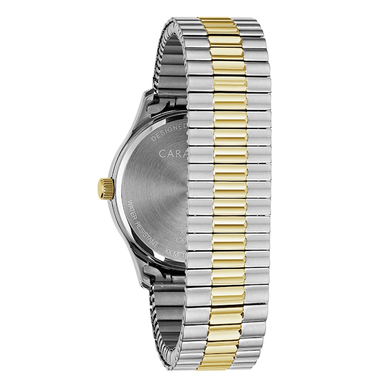 Main Image 3 of Previously Owned Caravelle by Bulova Traditional Men's Two-Tone Stainless Steel Watch 45B147