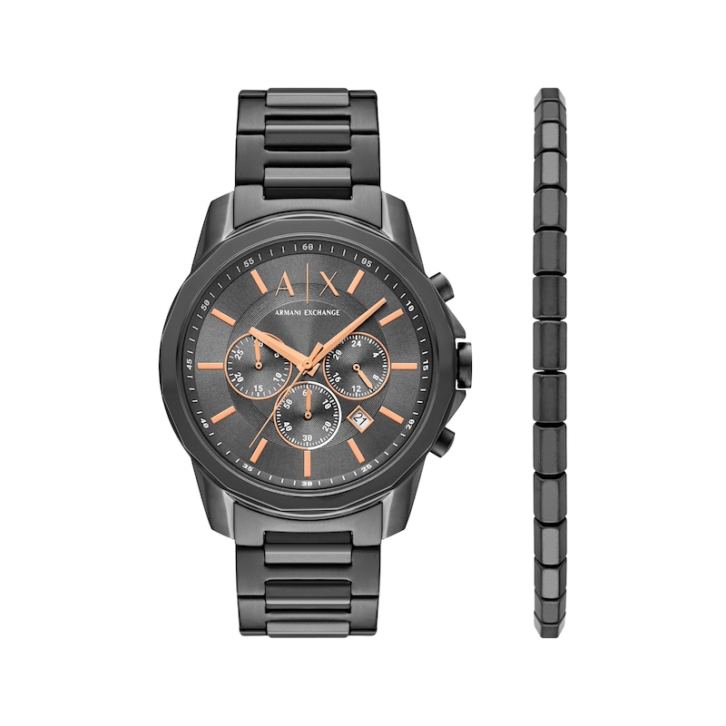 Main Image 1 of Armani Exchange Men's Chronograph Watch Set AX7170SET