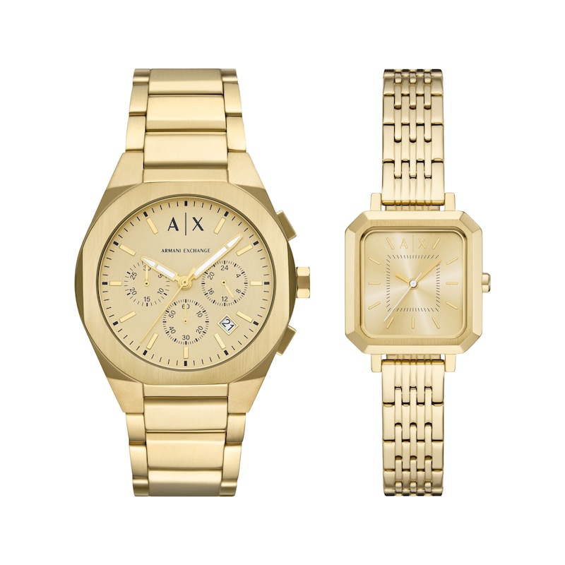 Main Image 1 of Armani Exchange His & Hers Watch Set AX7171SET