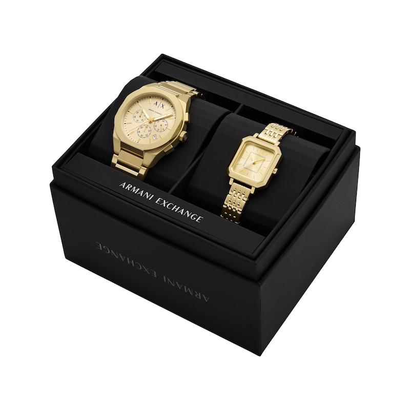Main Image 5 of Armani Exchange His & Hers Watch Set AX7171SET