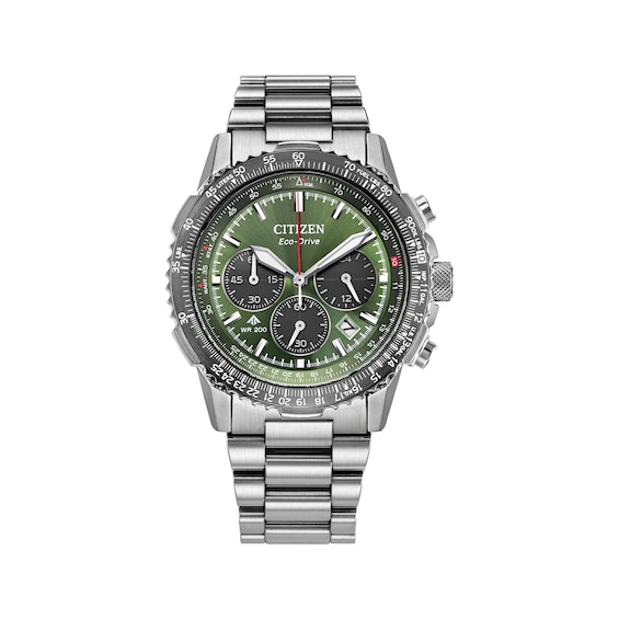 Previously Owned Citizen Promaster Air Navihawk Chronograph Men's Watch CA4664-60W