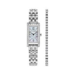 Citizen Petite Palidoro Women's Watch and Bracelet Set EG7110-54D