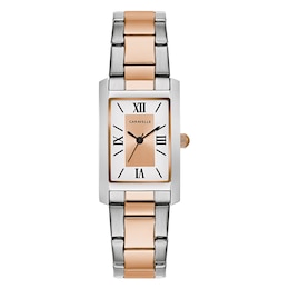 Previously Owned Caravelle by Bulova Women's Two-Tone Stainless Steel Watch 45L187