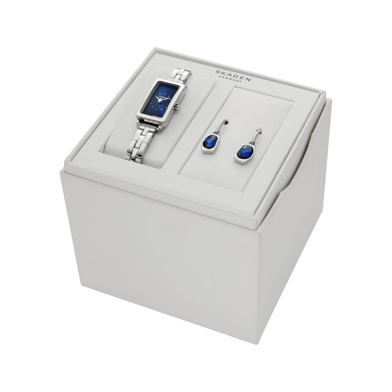 Main Image 4 of Skagen Hagen Micro Women's Watch & Earring Boxed Set SKW1157SET
