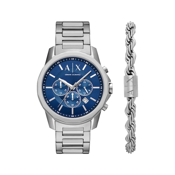 Armani Exchange Chronograph Men's Watch Set AX7176SET