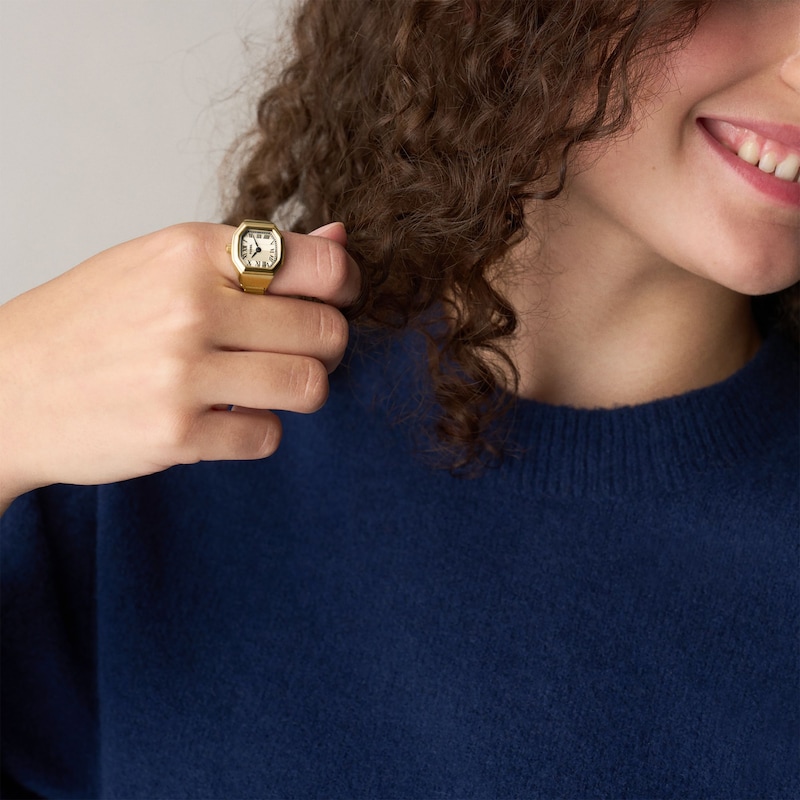 Main Image 6 of Fossil Harlow Watch Ring ES5446