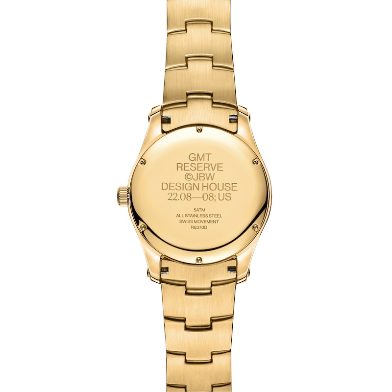 Main Image 3 of JBW Jet Setter RESERVE GMT Chandelier 1/8 ct tw Diamond Men's Watch R6370D