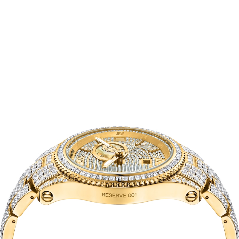 Main Image 4 of JBW Jet Setter RESERVE GMT Chandelier 1/8 ct tw Diamond Men's Watch R6370D