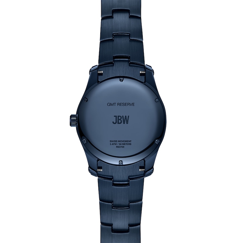 Main Image 3 of JBW Jet Setter RESERVE GMT Bleu 1/8 ct tw Diamond Men's Watch R6370E