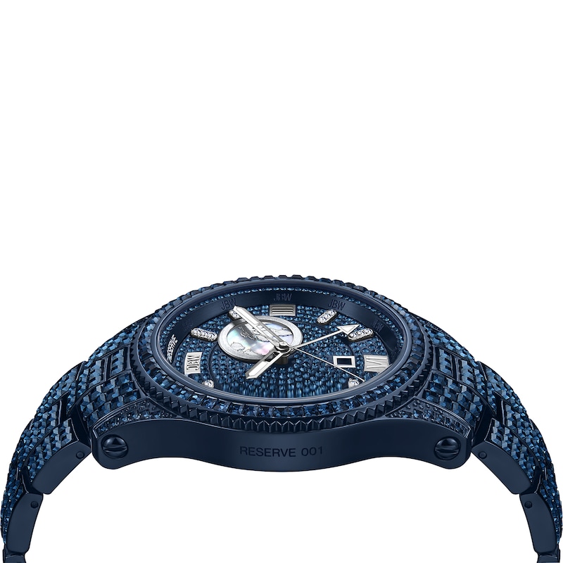 Main Image 4 of JBW Jet Setter RESERVE GMT Bleu 1/8 ct tw Diamond Men's Watch R6370E
