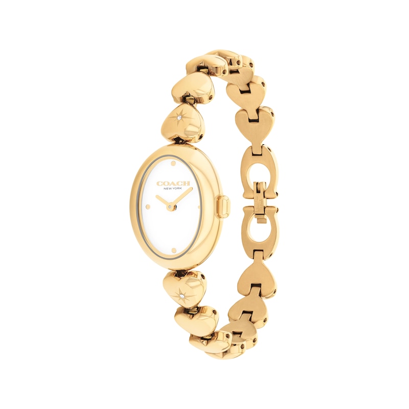 Main Image 2 of COACH Sammy Women's Heart-Link Watch 14504638-T