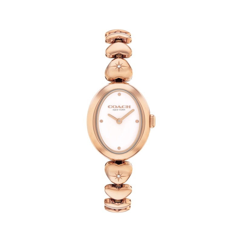Main Image 1 of COACH Sammy Women's Heart-Link Watch 14504640-T