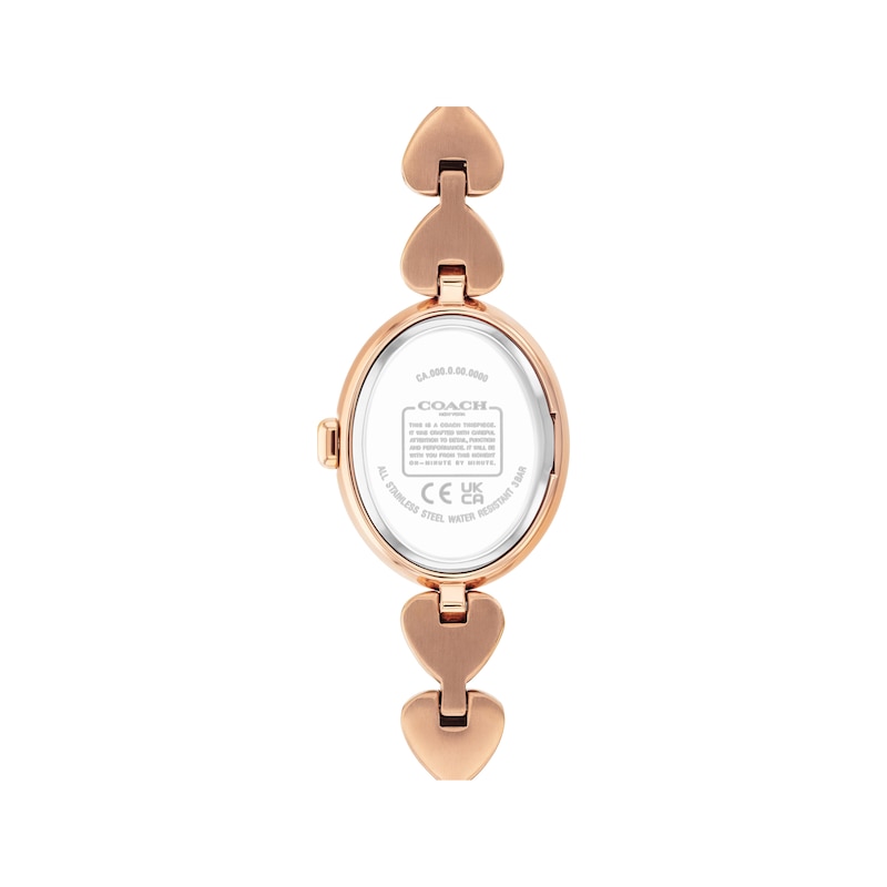 Main Image 3 of COACH Sammy Women's Heart-Link Watch 14504640-T