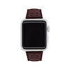 Thumbnail Image 1 of COACH Signature Black Currant Silicone Apple Watch Strap 14700320