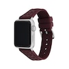 Thumbnail Image 2 of COACH Signature Black Currant Silicone Apple Watch Strap 14700320