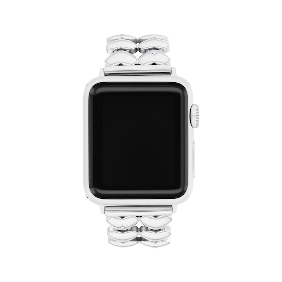 COACH Heart-Link Stainless Steel Apple Watch Strap 14700335