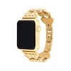 Thumbnail Image 2 of COACH Heart-Link Gold-Tone Stainless Steel Apple Watch Strap 14700336