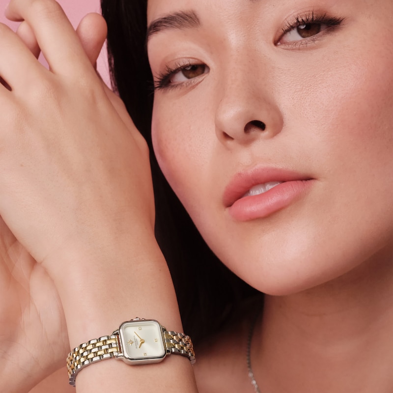 Main Image 6 of Olivia Burton London Mini Grosvenor Two-Tone 20mm Women's Watch 24000365