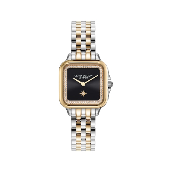 Olivia Burton London Classic Grosvenor Two-Tone 28mm Women's Watch 24000124