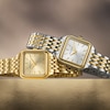 Thumbnail Image 4 of &nbsp;Bulova Classic Sutton Square Two-Tone 23mm Women's Watch 98L330