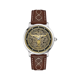 Bulova x Stetson Hudson Longhorn Automatic Men's Watch 96A334