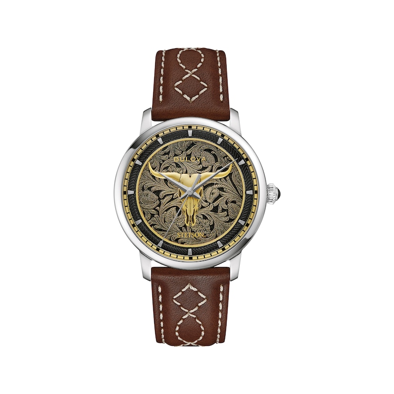 Main Image 1 of Bulova x Stetson Hudson Longhorn Automatic Men's Watch 96A334